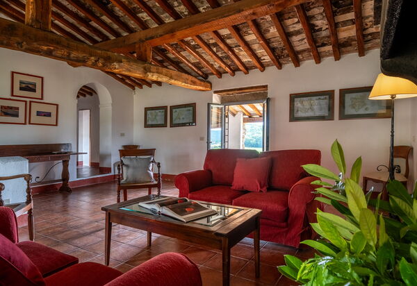 In the Heart of Chianti, Pool, Wifi, View - Lilliano: Autumn, Living Room, Spring, Summer