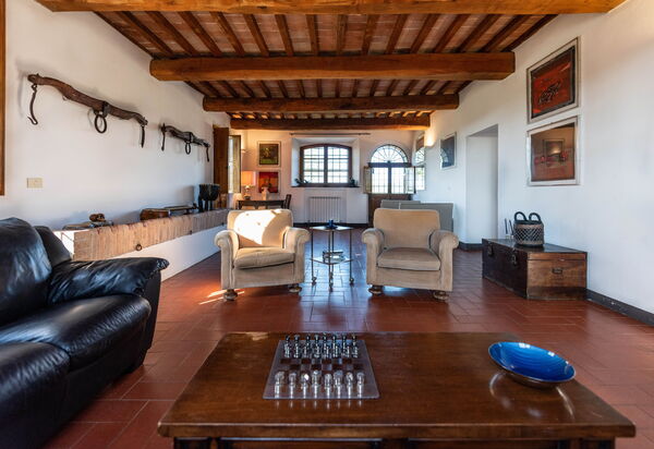 Country House In Tuscan Hills: Autumn, Dining Room, Living Room, Spring, Summer, Winter