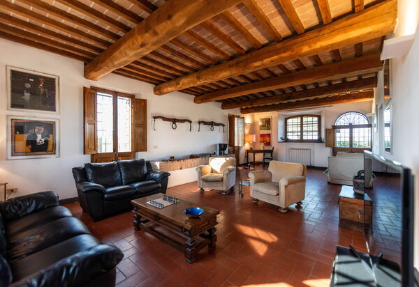 Country House In Tuscan Hills: Autumn, Dining Room, Living Room, Spring, Summer, Winter