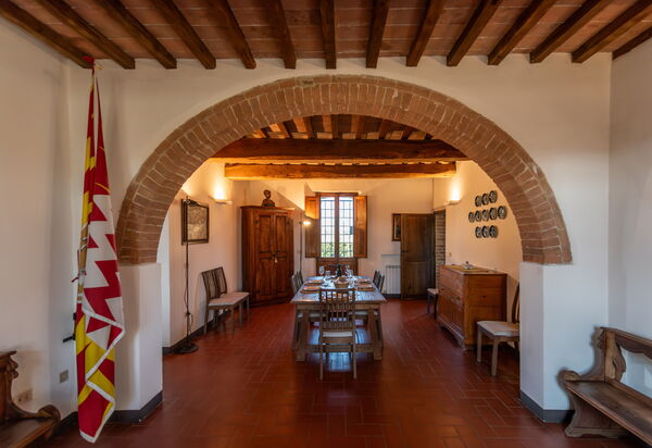 Country House In Tuscan Hills: Autumn, Dining Room, Living Room, Spring, Summer, Winter