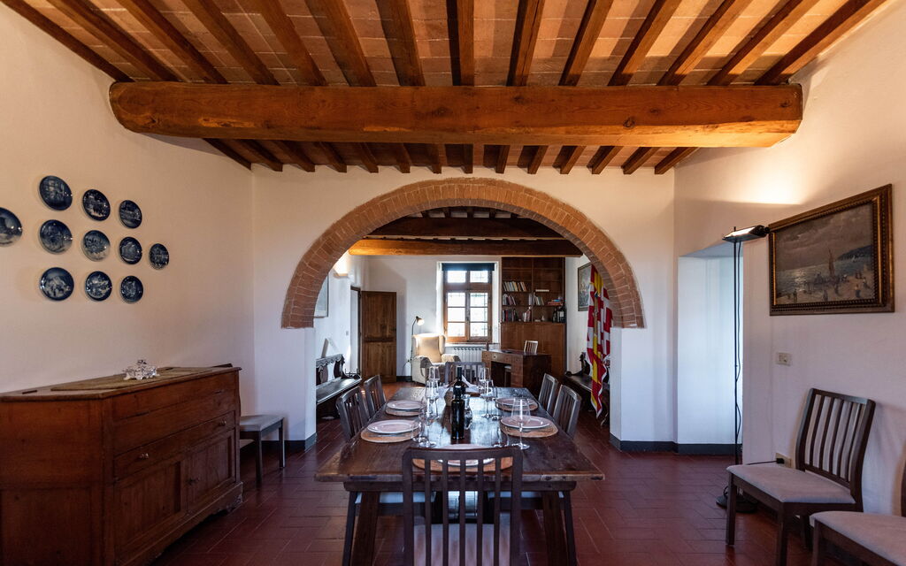 Country House In Tuscan Hills: Autumn, Dining Room, Living Room, Spring, Summer, Winter