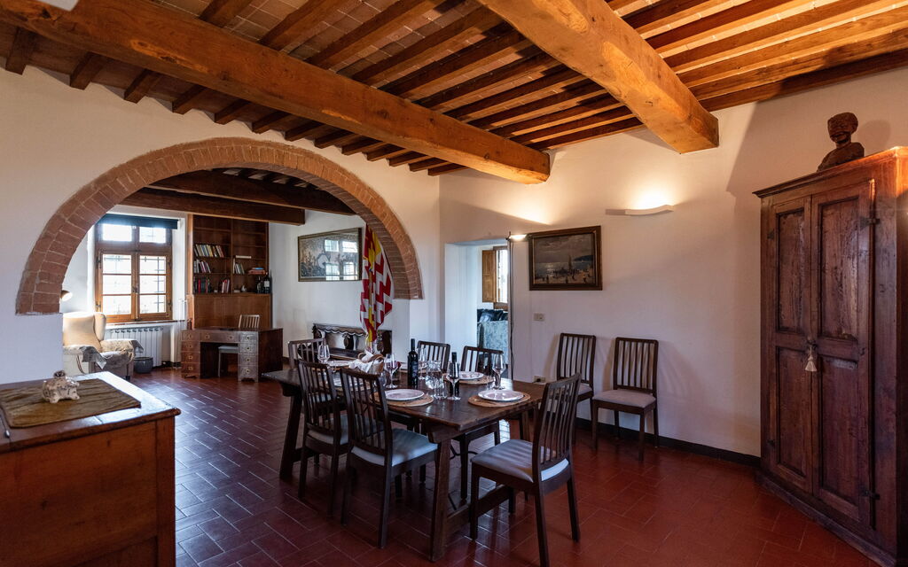 Country House In Tuscan Hills: Autumn, Dining Room, Living Room, Spring, Summer, Winter