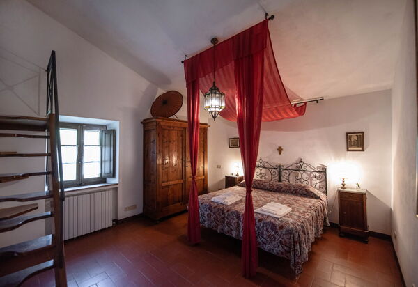Green Hill Apartment In Tuscan Countryside: Autumn, Bedroom, Spring, Summer, Winter