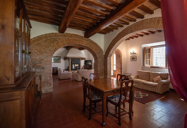 Green Hill Apartment In Tuscan Countryside: Autumn, Bedroom, Spring, Summer, Winter