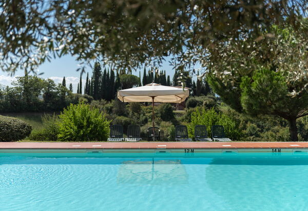 Green Hill Apartment In Tuscan Countryside: Autumn, Building Exterior, Garden, Pool, Spring, Summer, Winter