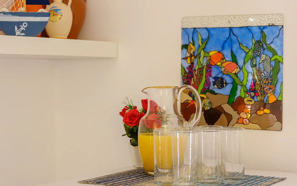 Villa Club Azzurro Porto Cesareo: Kitchen, Living Room