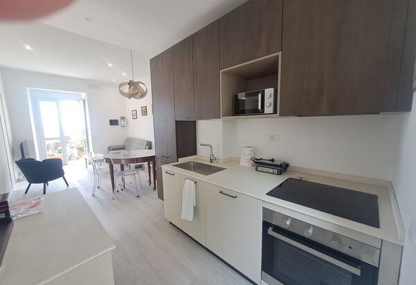 Central Design Flat With Parking, Bogliasco: Autumn, Kitchen, Spring, Summer