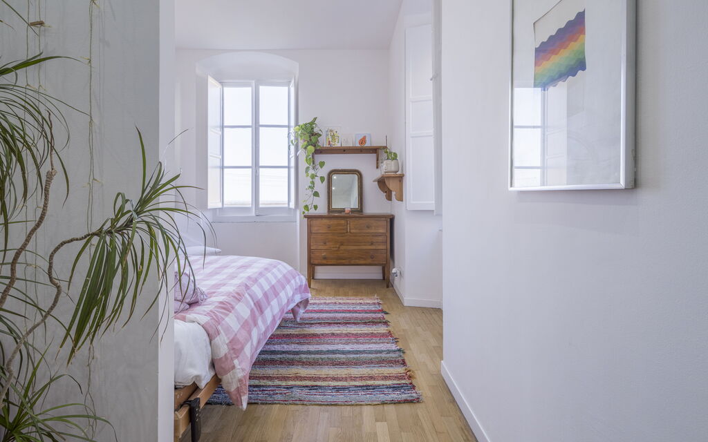 Central Cozy Nest With Parking, Bogliasco: Autunno, Camera da letto, Estate, Primavera