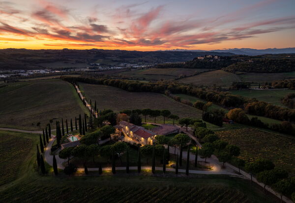 Relais Badia a Passignano: Autunno, Estate, Primavera, Vista Panoramica