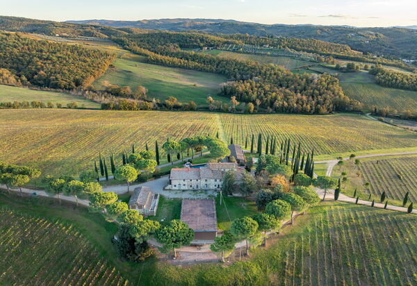 Relais Badia a Passignano: Autunno, Estate, Primavera, Vista Panoramica
