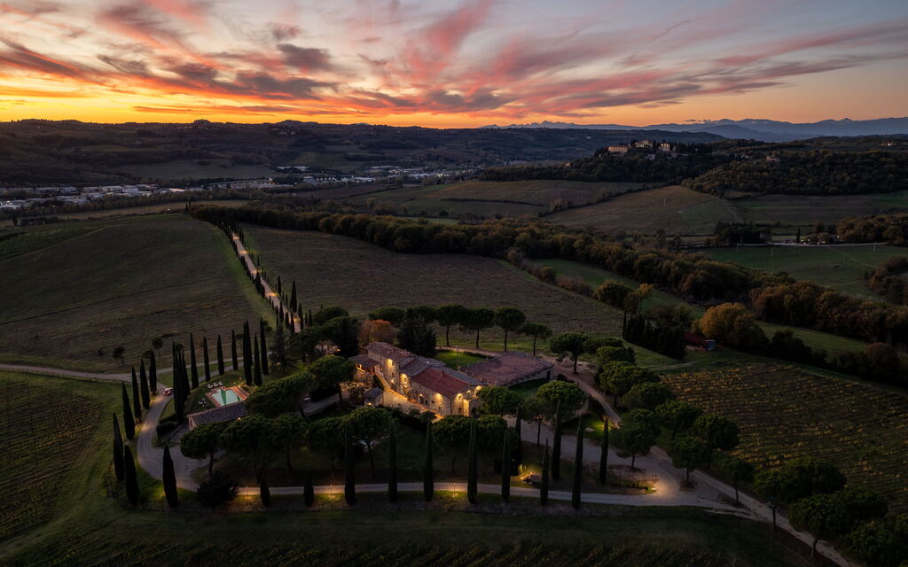 Relais Badia a Passignano: Autunno, Estate, Primavera, Vista Panoramica