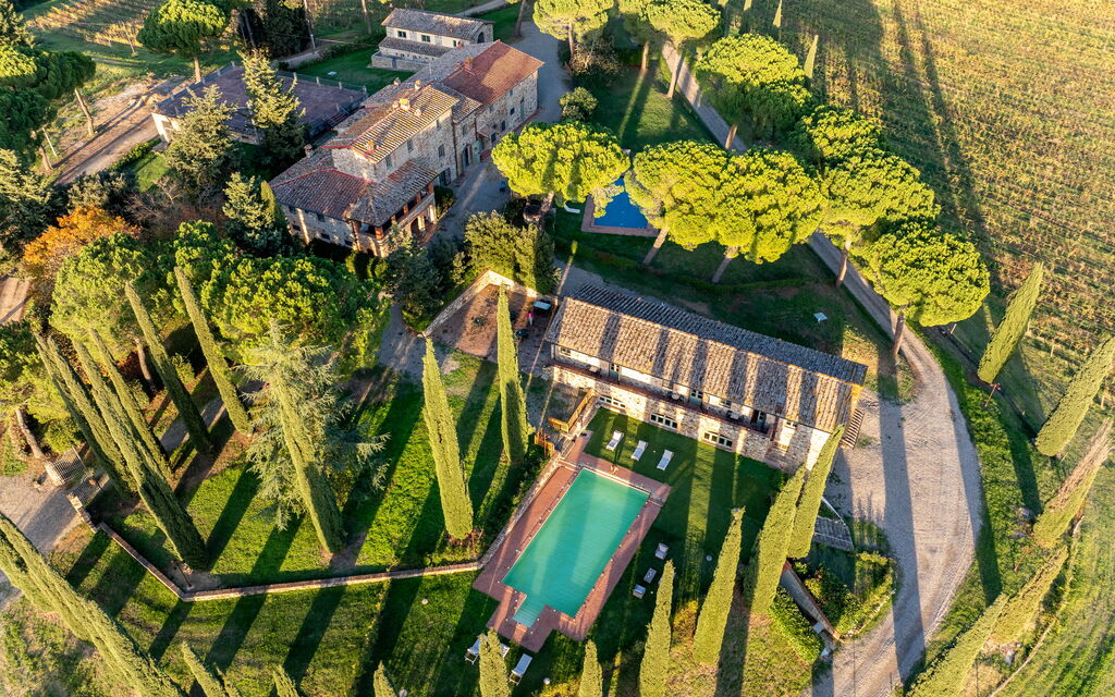 Relais Badia a Passignano: Autunno, Estate, Primavera, Vista Panoramica