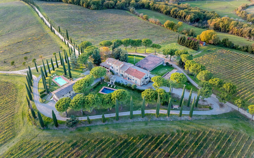 Relais Badia a Passignano: Autunno, Estate, Primavera, Vista Panoramica