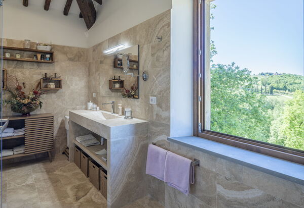 Villetta Cafaggio, Ac, Wifi, Panzano In Chianti: Autumn, Bathroom, Spring, Summer