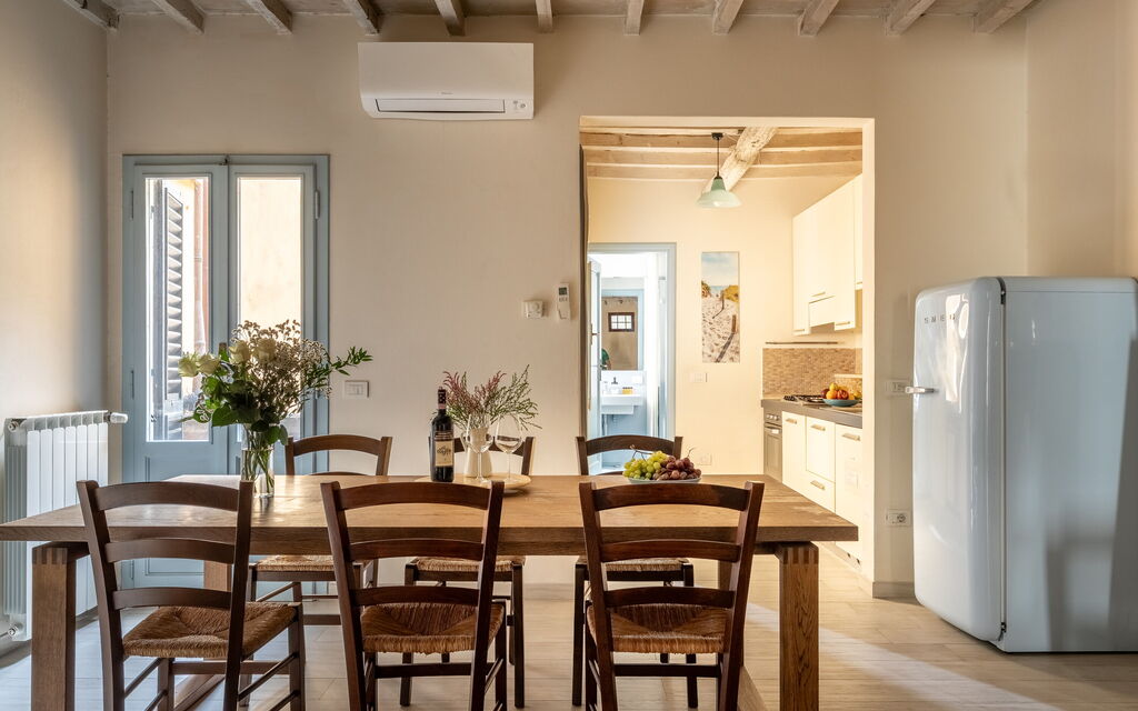 San Cristofano Blu Apartment Santa Croce, Florence: Autunno, Estate, Primavera, Sala da pranzo, Soggiorno