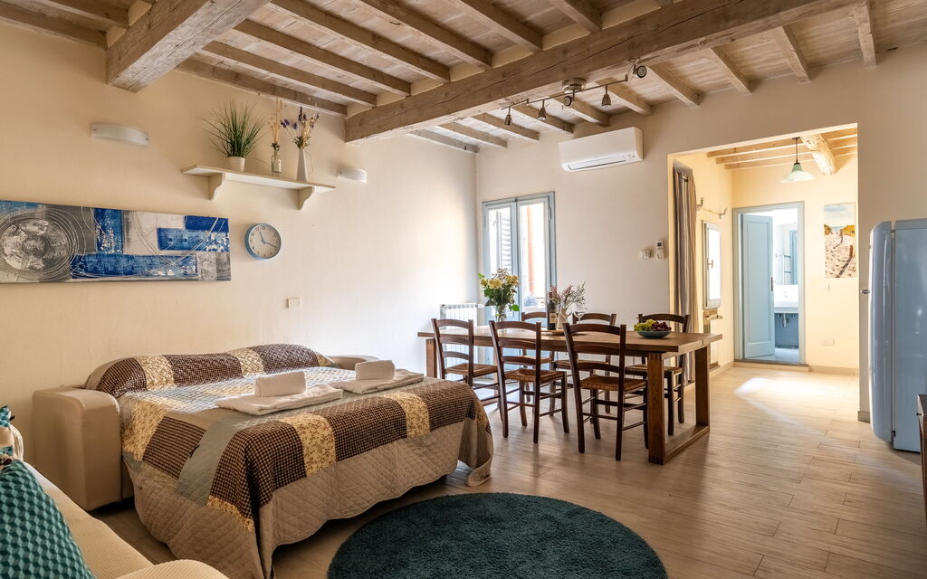 San Cristofano Blu Apartment Santa Croce, Florence: Autunno, Estate, Primavera, Sala da pranzo, Soggiorno