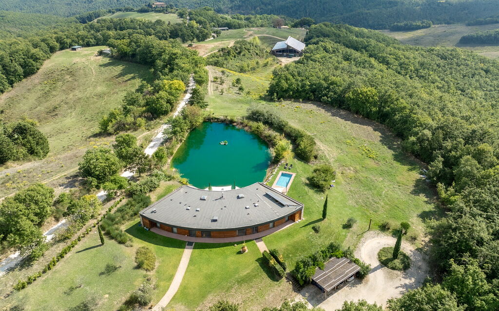 Villa Airone Tegoni, Pool, Radicondoli: Autunno, Estate, Primavera, Vista Panoramica