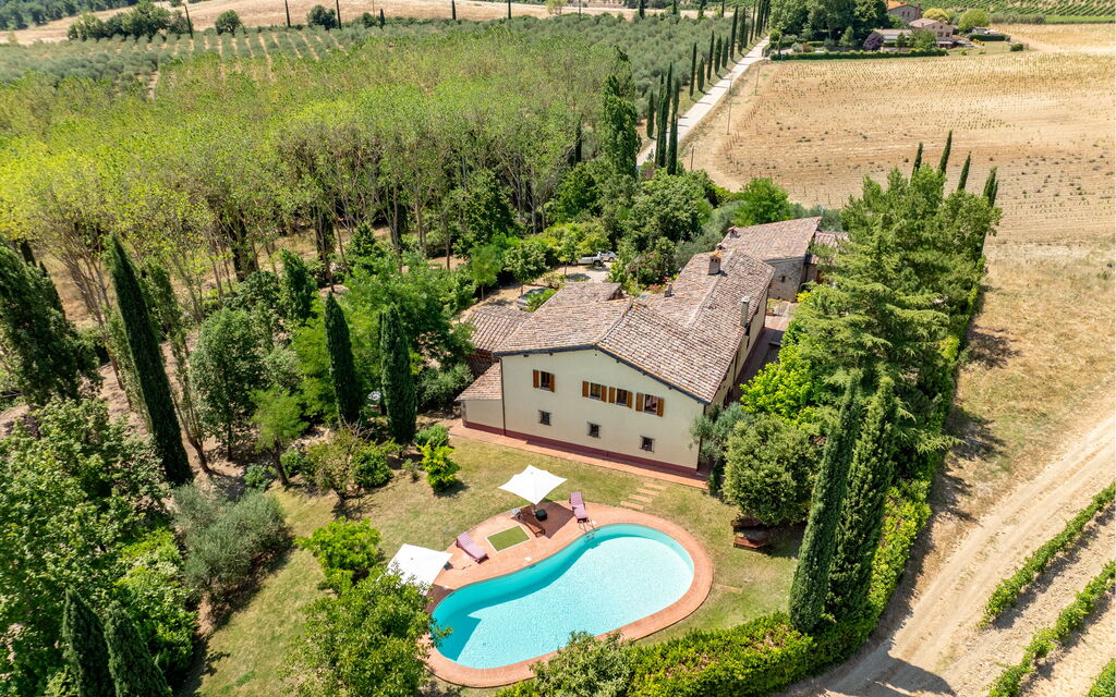 Casa La Cedrina, Pool, Lornano: Autunno, Estate, Primavera, Vista Panoramica