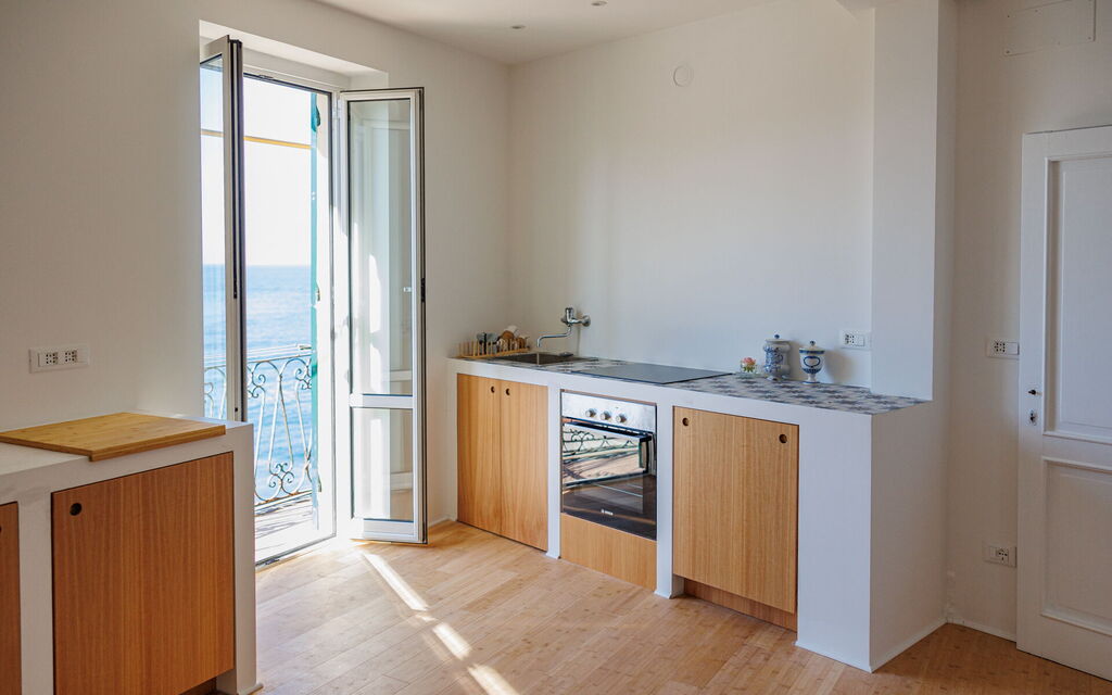 Newly Renovated Ocean View Flat: Autumn, Kitchen, Living Room, Spring, Summer