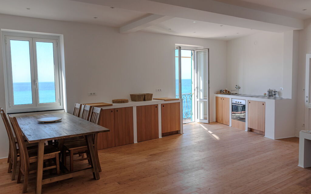 Newly Renovated Ocean View Flat: Autumn, Kitchen, Living Room, Spring, Summer