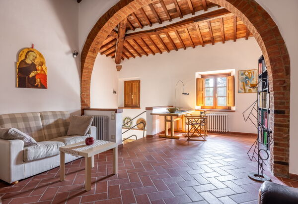 Maria Gabriella Holiday Home In Monticchiello: Autumn, Living Room, Spring, Summer