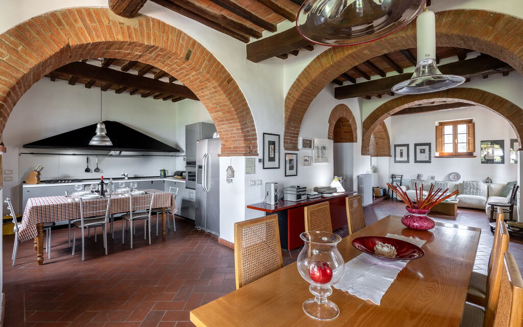 Maria Gabriella Holiday Home In Monticchiello: Autunno, Cucina, Estate, Primavera, Sala da pranzo, Soggiorno