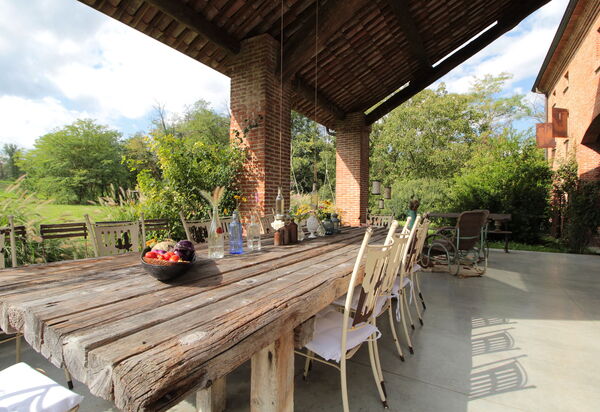 Villa Poggio Zucchino, Pool, Wellness, Piacenza: Autumn, Balcony / Terrace / Patio, Spring, Summer