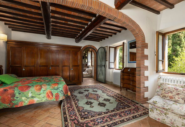 Mulino di Carpineto with Pool Gaiole in Chianti: Autumn, Bedroom, Spring, Summer