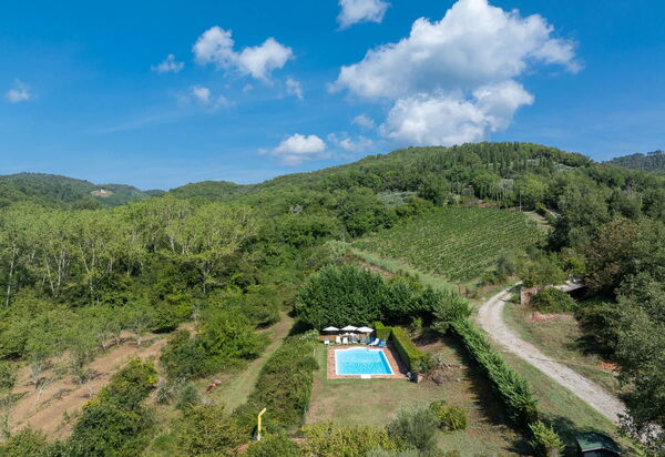 Mulino di Carpineto with Pool Gaiole in Chianti: Autumn, Pool, Scenic View, Spring, Summer