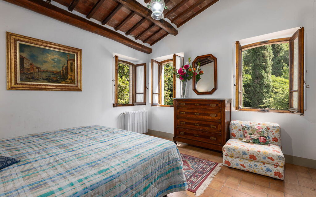 Mulino di Carpineto with Pool Gaiole in Chianti: Autumn, Bedroom, Spring, Summer