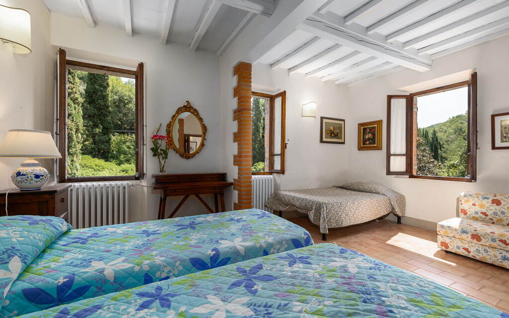Mulino di Carpineto with Pool Gaiole in Chianti: Autumn, Bedroom, Spring, Summer