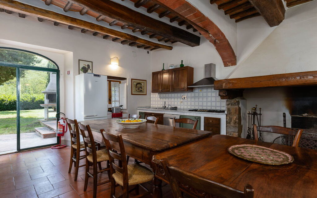 Mulino di Carpineto with Pool Gaiole in Chianti: Autumn, Kitchen, Spring, Summer