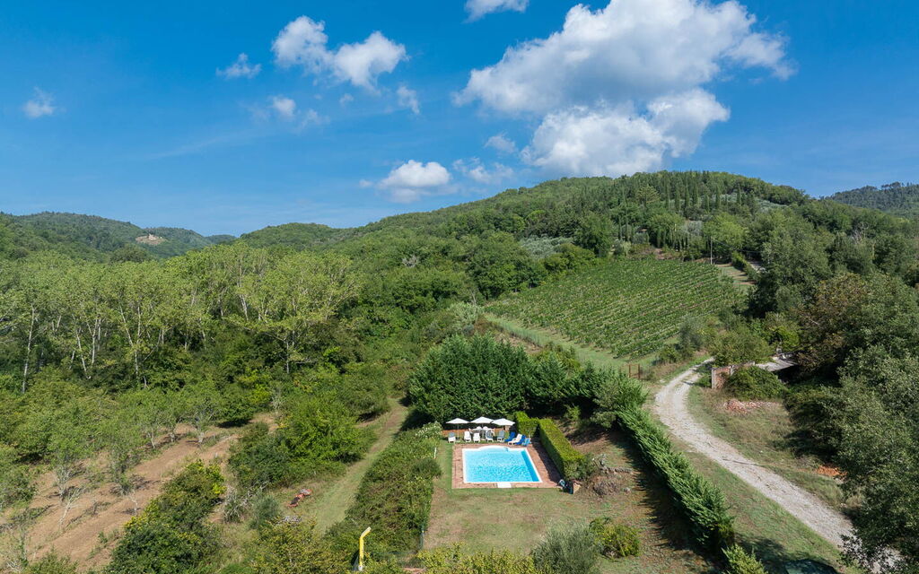 Mulino di Carpineto with Pool Gaiole in Chianti: Autumn, Pool, Scenic View, Spring, Summer