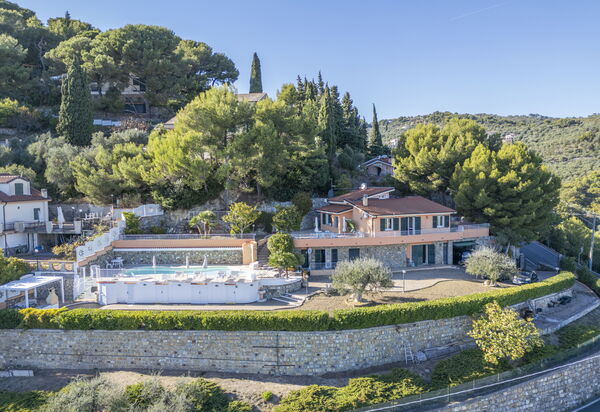 Villa Caroline, Private Pool and Seaview: Autumn, Main Entrance, Spring, Summer