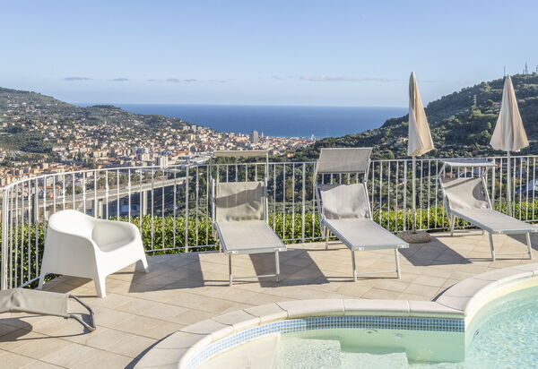 Villa Caroline, Private Pool and Seaview: Autumn, Pool, Spring, Summer