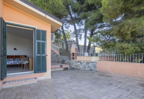 Villa Caroline, Private Pool and Seaview: Autumn, Balcony / Terrace / Patio, Main Entrance, Spring, Summer