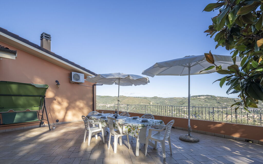 Villa Caroline, Private Pool and Seaview: Autumn, Balcony / Terrace / Patio, Spring, Summer