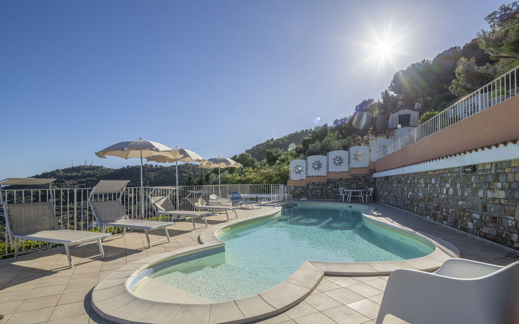 Villa Caroline, Private Pool and Seaview: Autumn, Pool, Spring, Summer