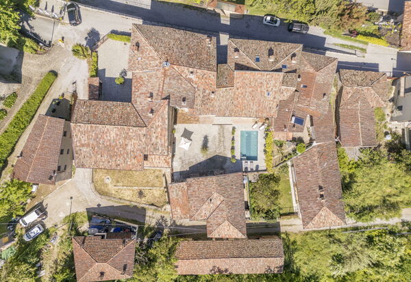 Arpusè - Ca' Renato Grane' Apartment with Pool: Autunno, Estate, Primavera, Vista Panoramica