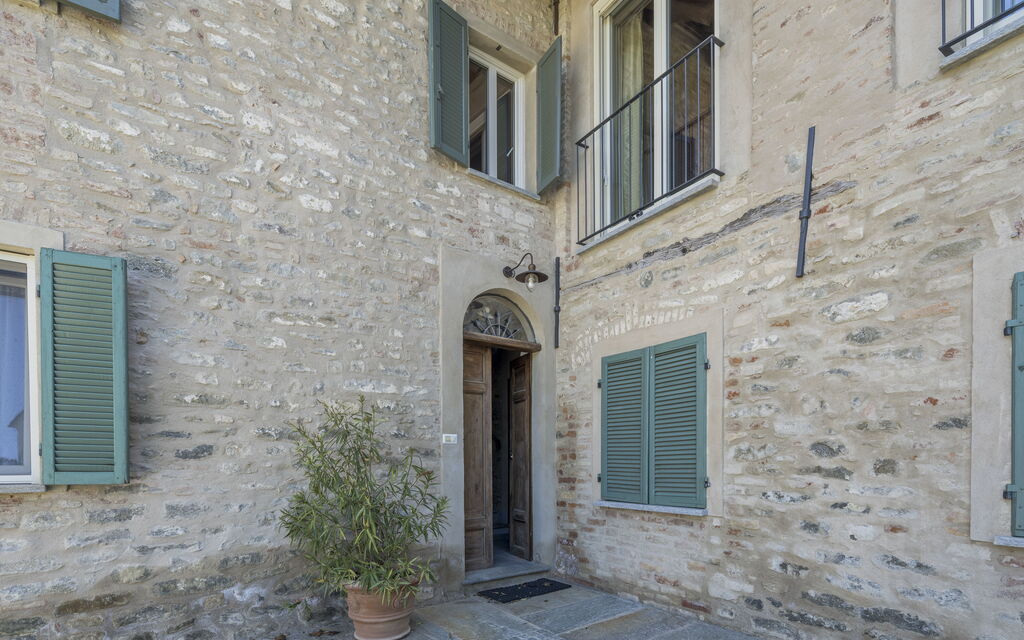 Arpusè - Ca' Renato Grane' Apartment with Pool: Autumn, Main Entrance, Spring, Summer