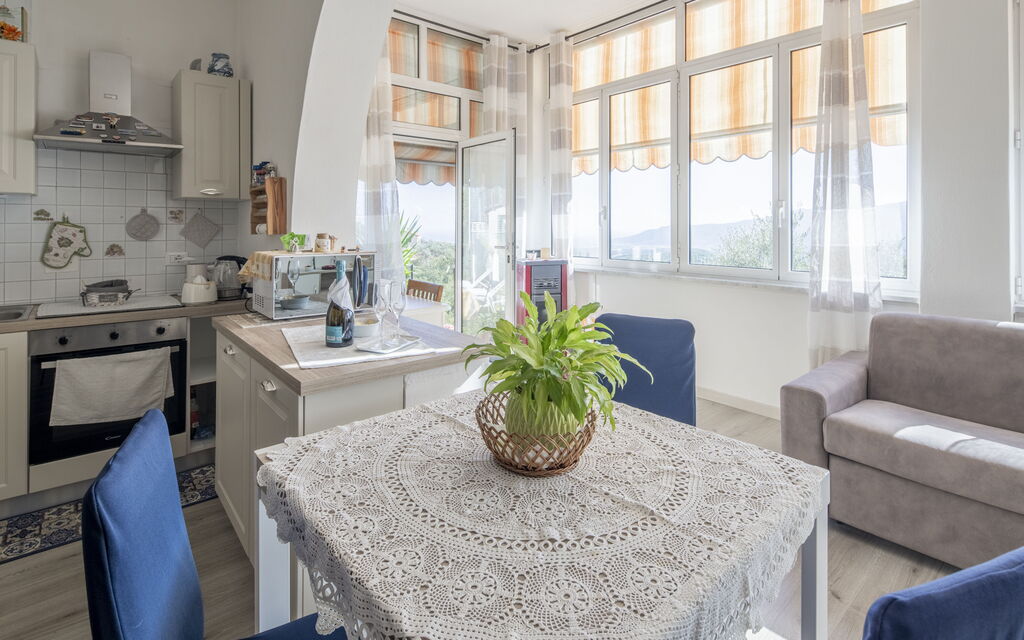Casa di Bruna Seaview, Albenga: Autumn, Kitchen, Living Room, Spring, Summer