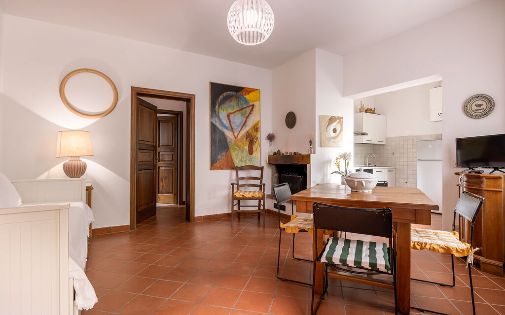 Il Ferrone Apartment with Garden - Greve in Chianti: Autumn, Living Room, Spring, Summer