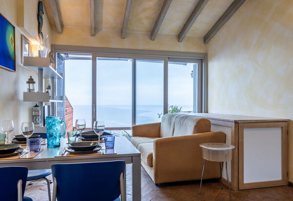 Stella Marina Apartment with Pool, Porto Santo Stefano, Argentario: Autumn, Kitchen, Scenic View, Summer