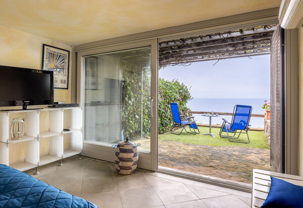 Stella Marina Apartment with Pool, Porto Santo Stefano, Argentario: Autumn, Balcony / Terrace / Patio, Spring, Summer