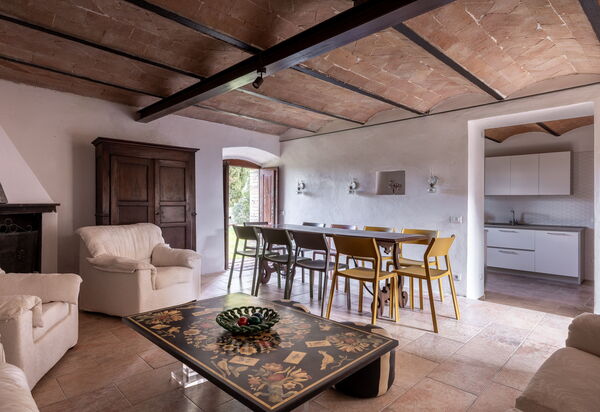 Amelia House Private Pool, Casole Elsa, Monti: Autunno, Estate, Primavera, Sala da pranzo