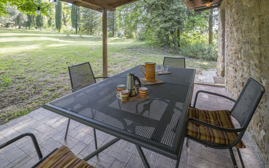 Amelia House Private Pool, Casole Elsa, Monti: Autumn, Balcony / Terrace / Patio, Spring, Summer