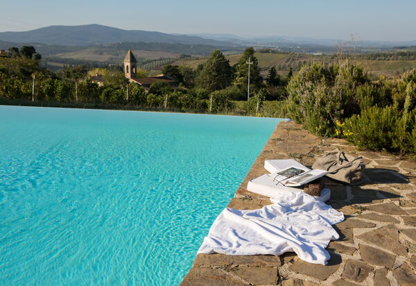 Podere Sangiovese, Pool and View in Chianti: Autumn, Scenic View, Spring, Summer