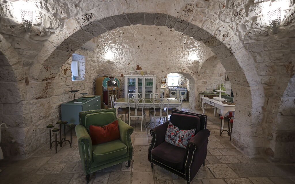 Trulli Experience, Pool, Monopoli - : Autumn, Living Room, Spring, Summer