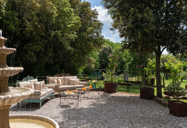 Villa la Cerbaina: Esterni, Giardino