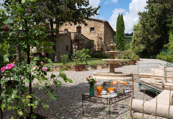 Villa la Cerbaina: all'aperto, Esterni, Giardino